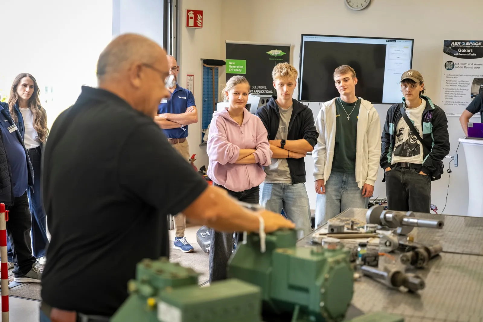 Jugendliche in der Schaufler Academy